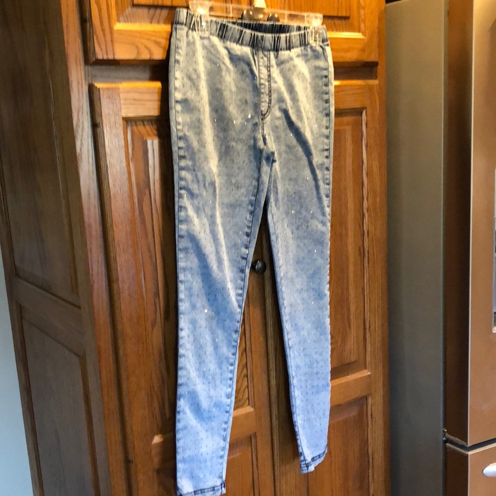 Jean detailed Leggings by Vocal Self size medium